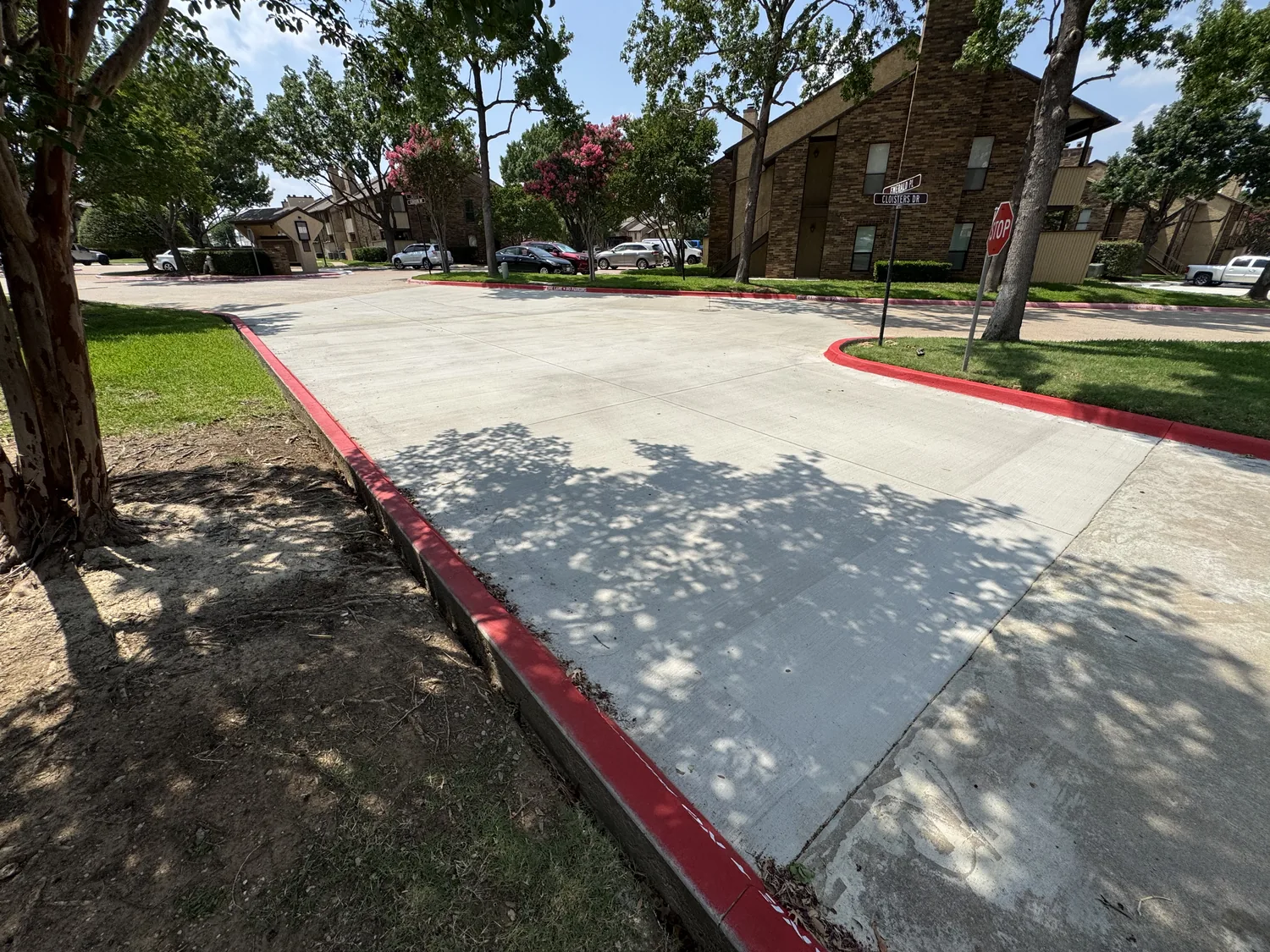 Poured to spec, documented to match by Lucky’s Concrete in Lewisville